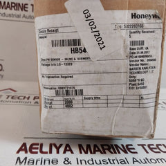 Honeywell Hb546-bvsr-shs1-05St-000 Sensor