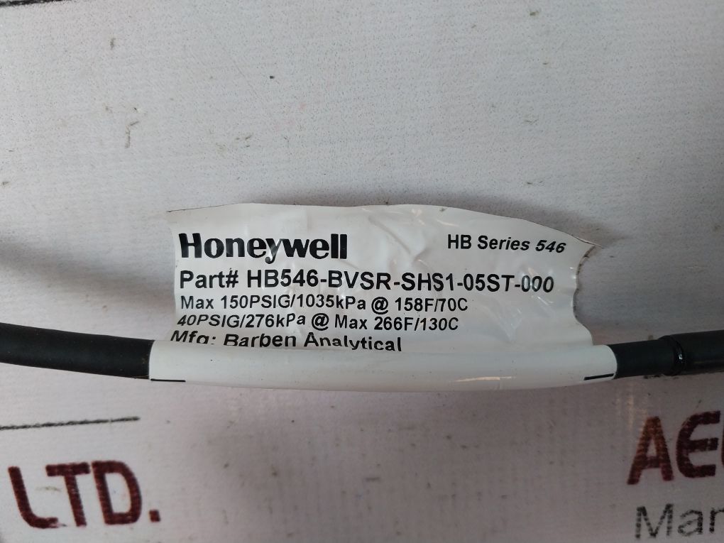 Honeywell Hb546-bvsr-shs1-05St-000 Sensor