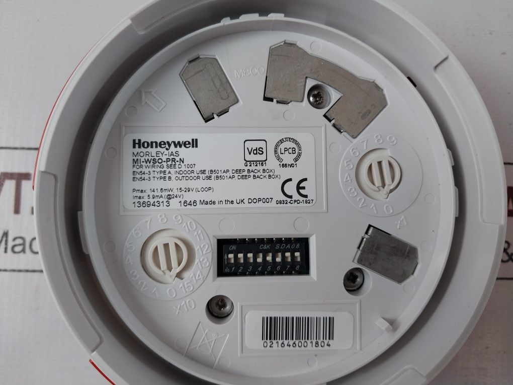 Honeywell/Morley-ias Mi-wso-pr-n Wall Mounted Loop Powered Addressable Sounder