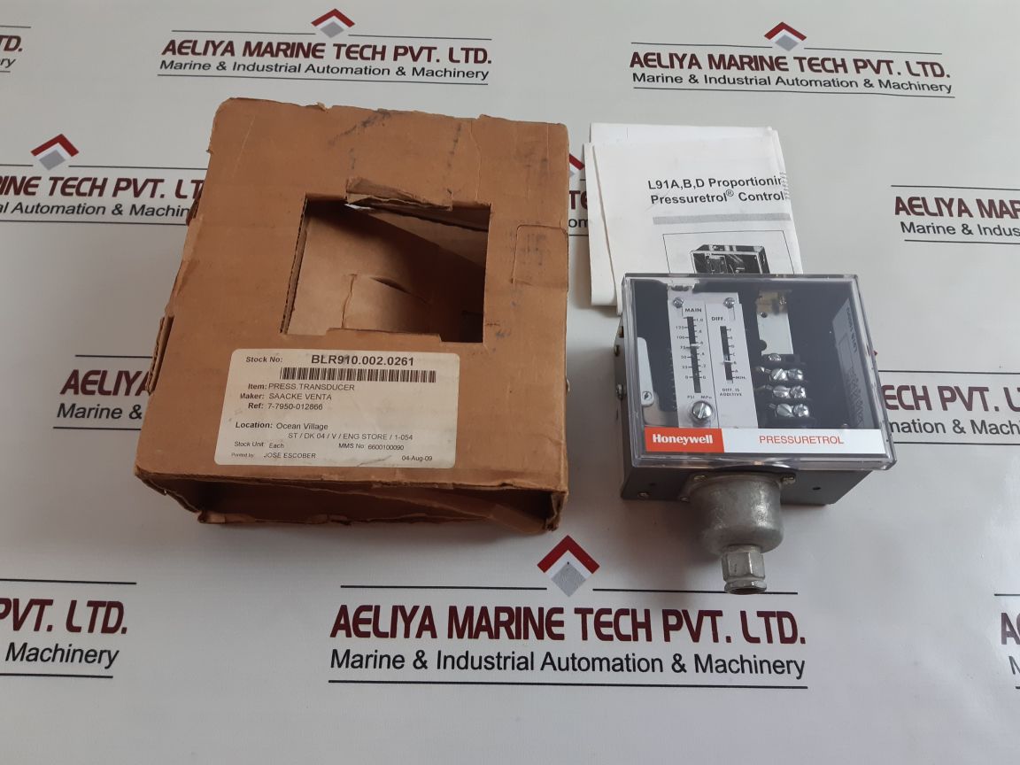 Honeywell L91B 1050 Pressure Controller
