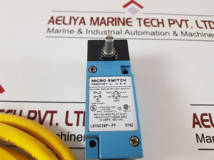 Honeywell Lsyac3Kp-fp Micro Limit Switch With Cable
