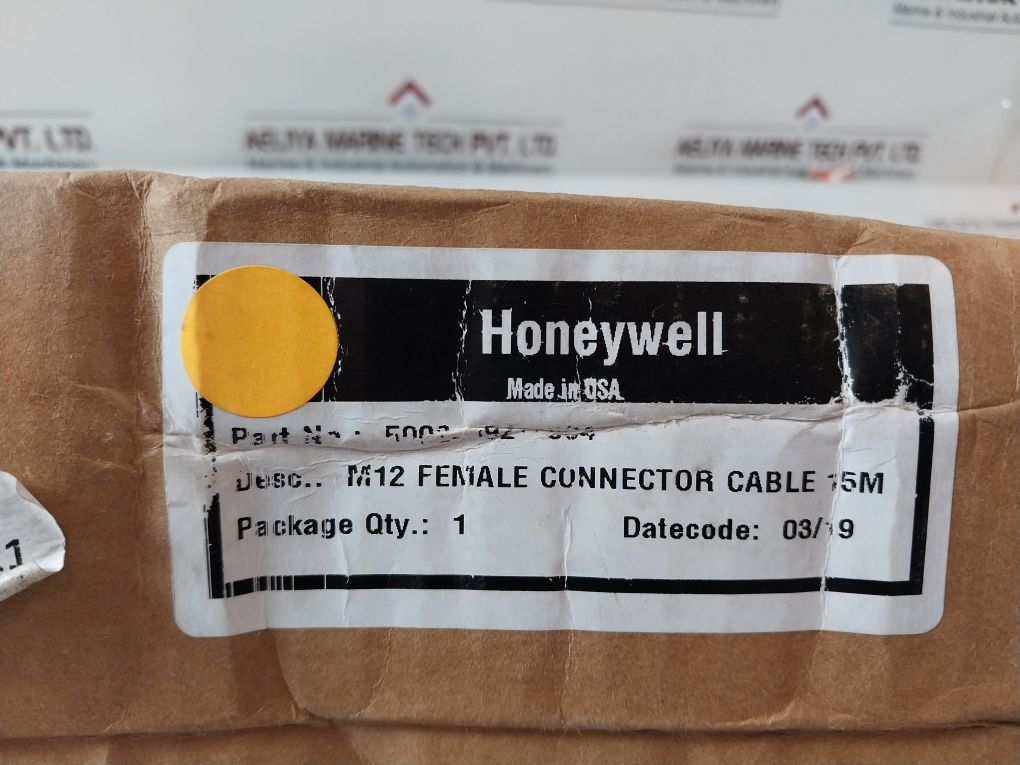 Honeywell M12 Female Connector Cable 15M 50024092-004