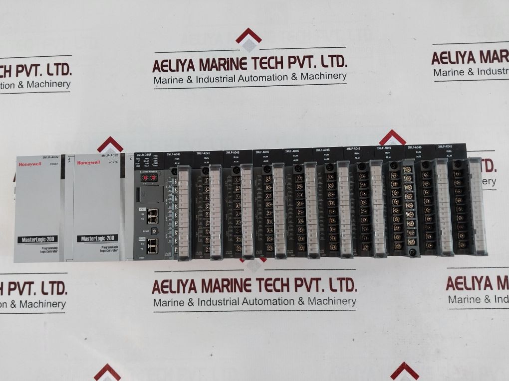 Honeywell Masterlogic-200 2Mlr-ac22,2Mlr-dbsf,2Mlf-ad4S Module Rack