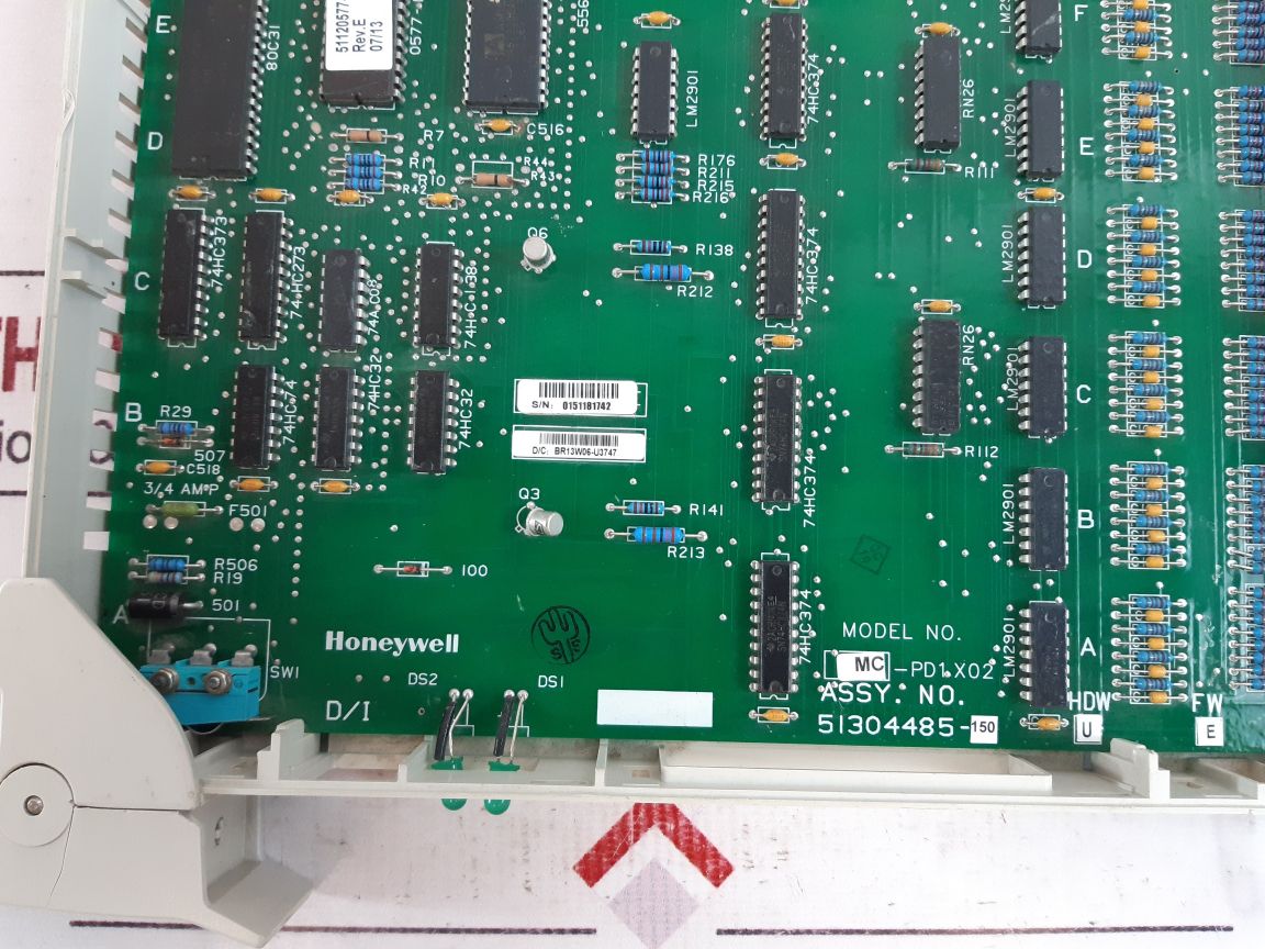 Honeywell mc-pd1x02 input module 51304485-150 hdw:u