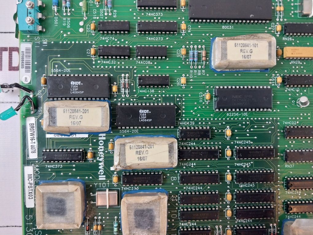 Honeywell Mc-pstx03 Interface Card 51304516-250 Hdw: T Fw: G