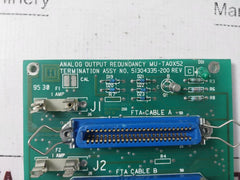 Honeywell Mu-ta0X52 Analog Output Redundancy Switching Module 51304335-200 Rev C