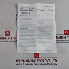 Honeywell Pk 80112 Explosion Proof Micro Switch