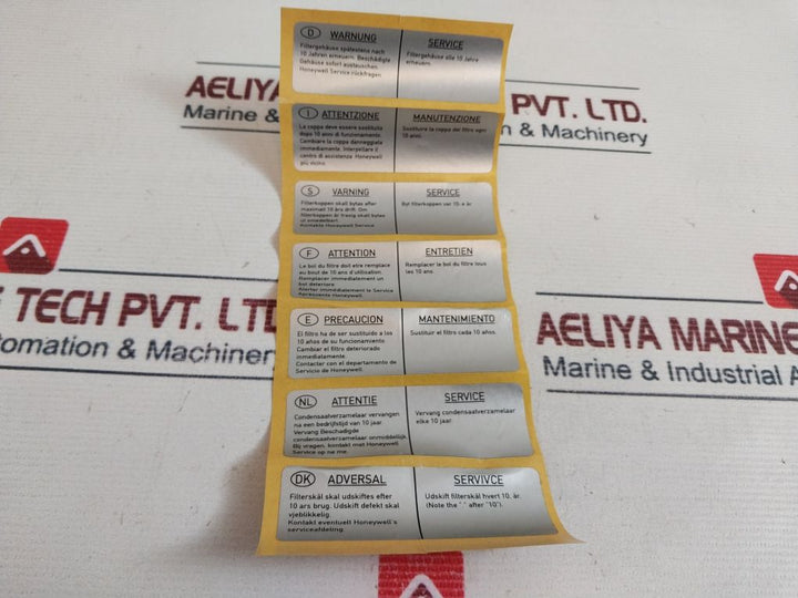 Honeywell Pp907A1008-1 Pressure Reducing Station With Sub Micron Filter Set
