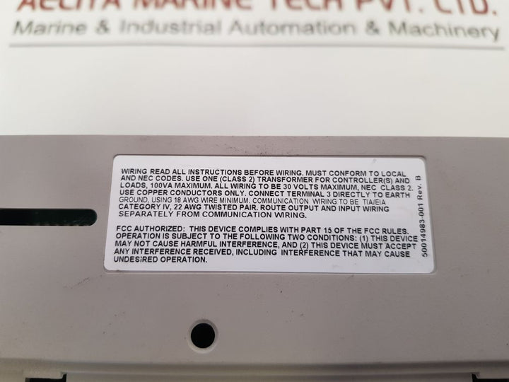 Honeywell Pub6438Sr 5 Controller 50014983-001