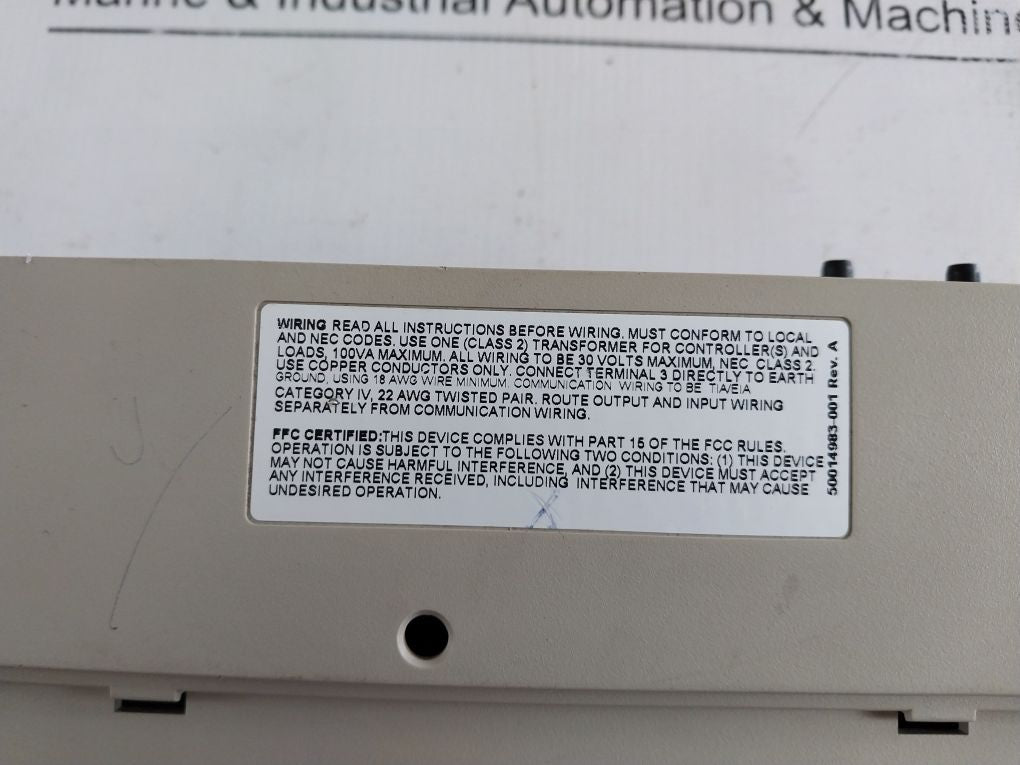 Honeywell Pvl6436A Vav Programmable Controller