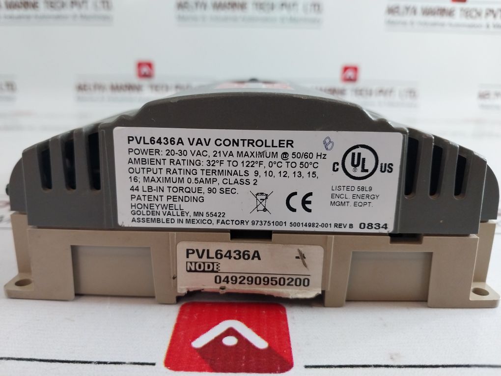 Honeywell Pvl6436A Vav Programmable Controller
