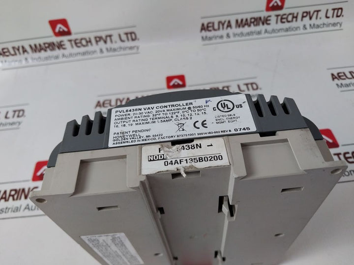 Honeywell Pvl6438N Programmable Vav Controller