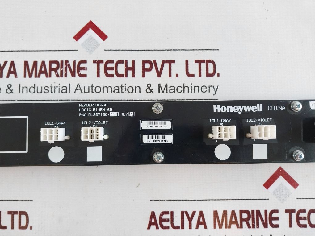 Honeywell Pwa 51307186-175 Rev E Header Board Pwb 51307185-100