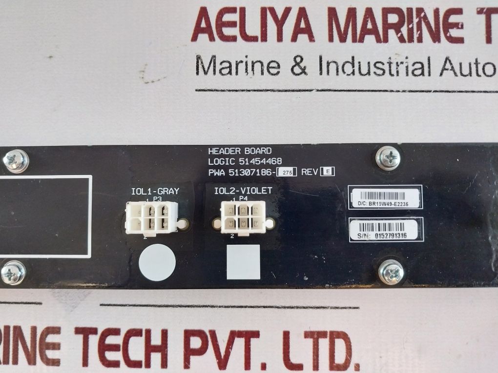 Honeywell Pwa 51307186-275 Header Board Pwb 51307185-100