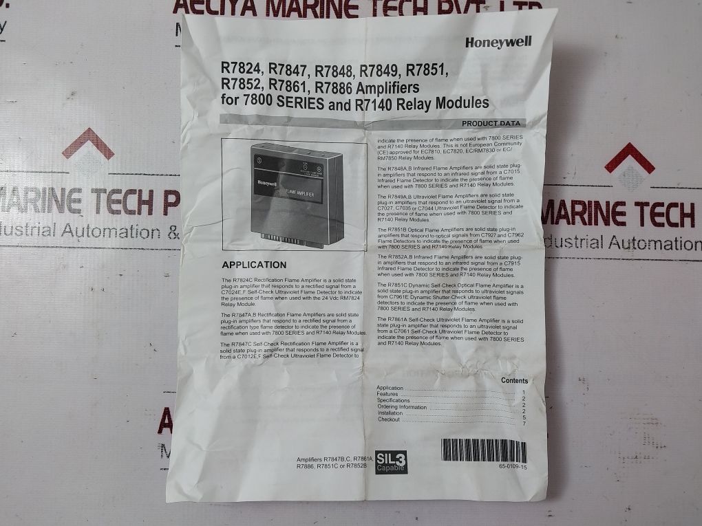 Honeywell R7847C1005 Flam Amplifier