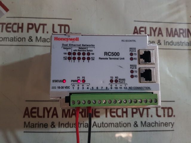 Honeywell Rc500 Remote Terminal Unit Rc-scontrl Rev 1.25