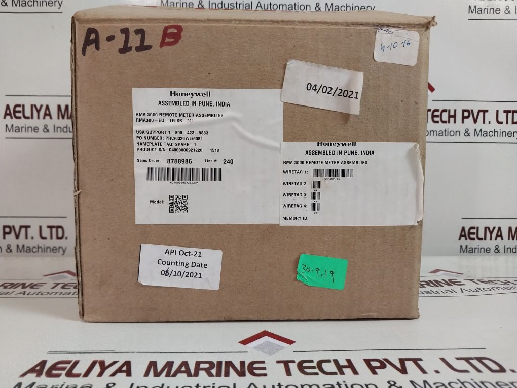 Honeywell Rma300-eu-tg, Sb-3U Remote Meter Assembly Set