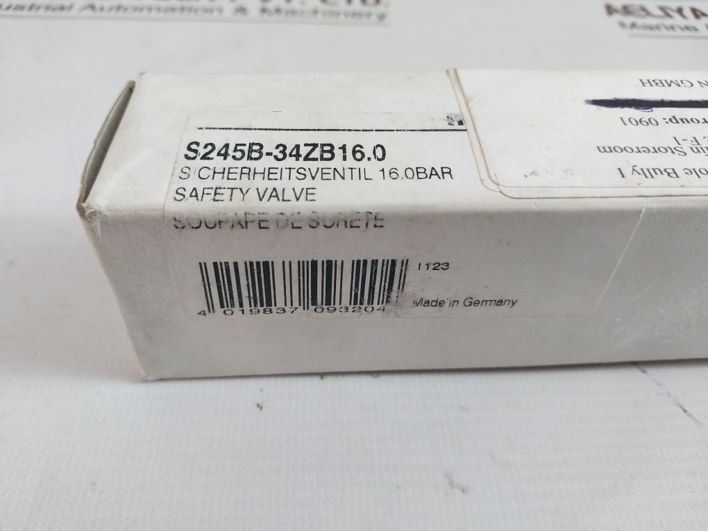 Honeywell S245B Safety Valve S245B-34Zb16.0