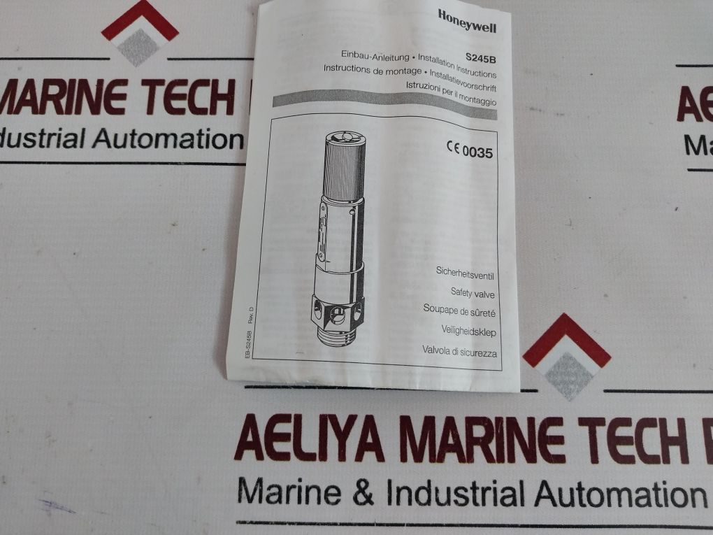 Honeywell S245B Safety Valve S245B-34Zb16.0