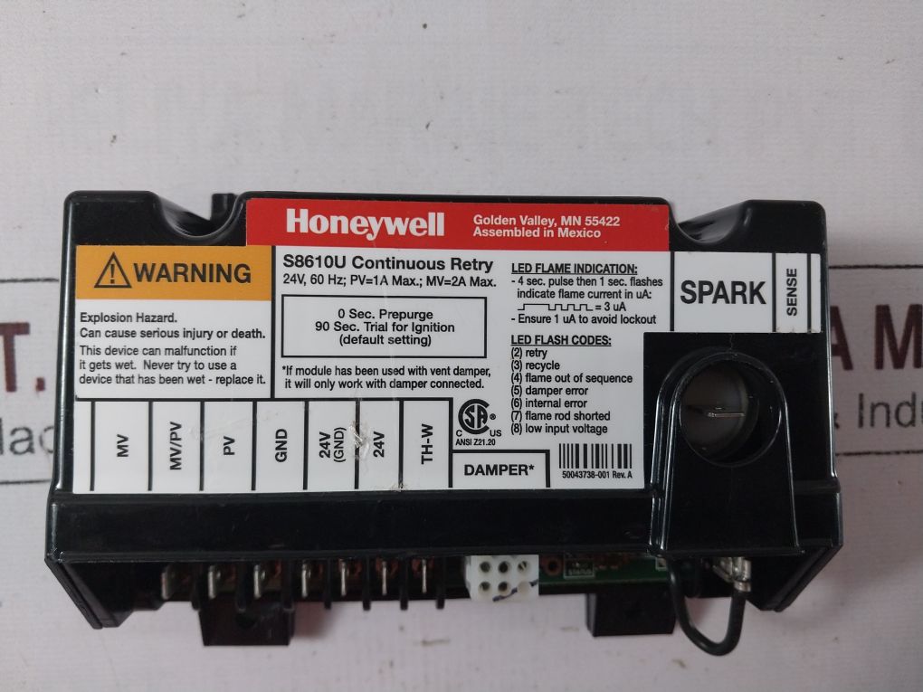 Honeywell S8610U3009 Ignition Control Module
