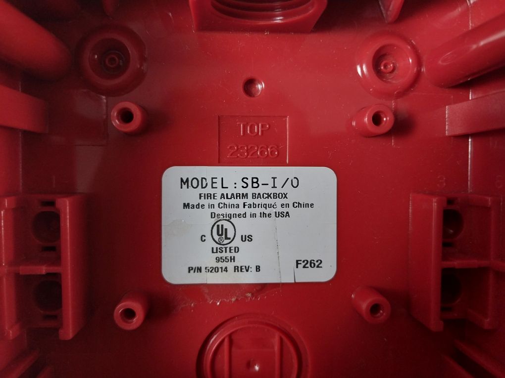 Honeywell Sb-i/O Surface Mount Back Box