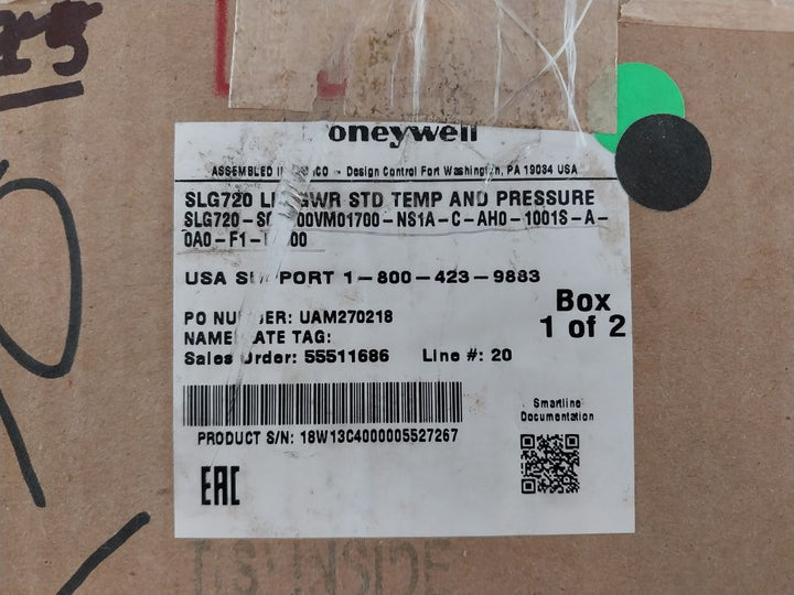 Honeywell Slg720-scan00Vm01700-ns1A-c-ah0-1001S-a-0A0-f1-00000 Transmitter