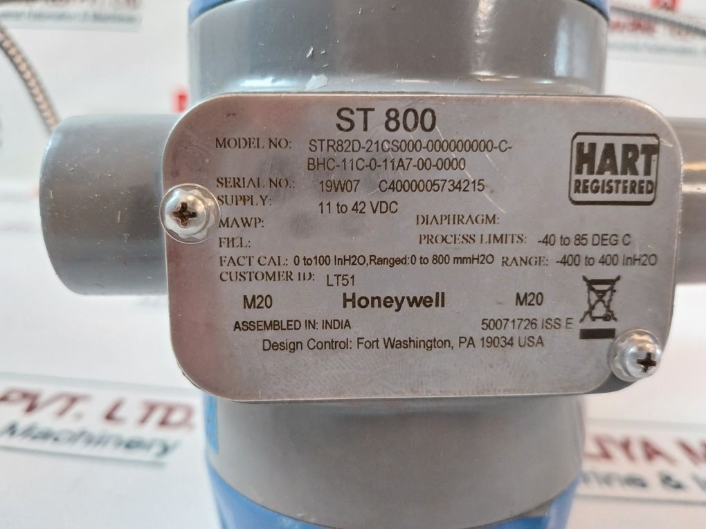 Honeywell St 800 Pressure Transmitter