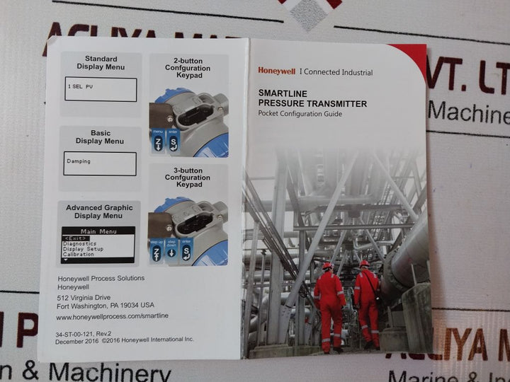 Honeywell Str82D Smart Line Pressure Transmitters