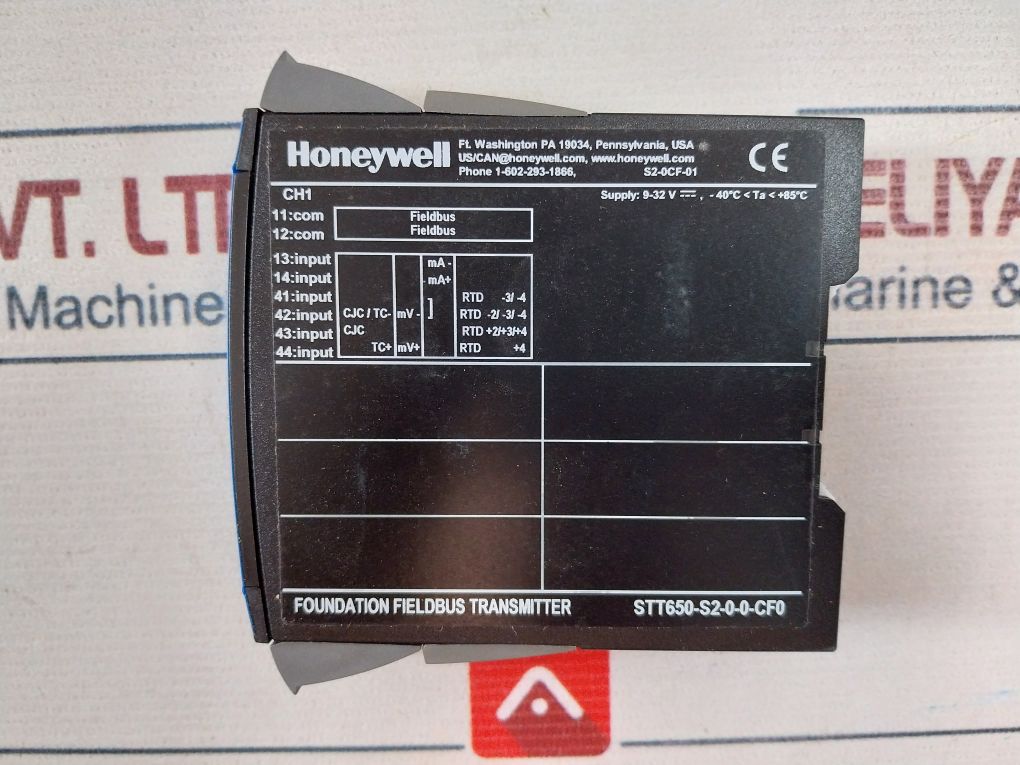 Honeywell Stt650-s2-0-0-cf0 Foundation Fieldbus Transmitter