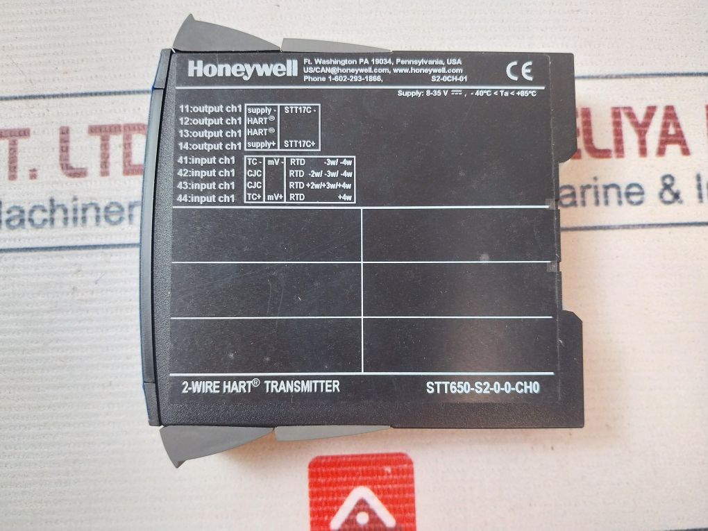 Honeywell Stt650-s2-0-0-ch0 2-wire Hart Transmitter 8-35V