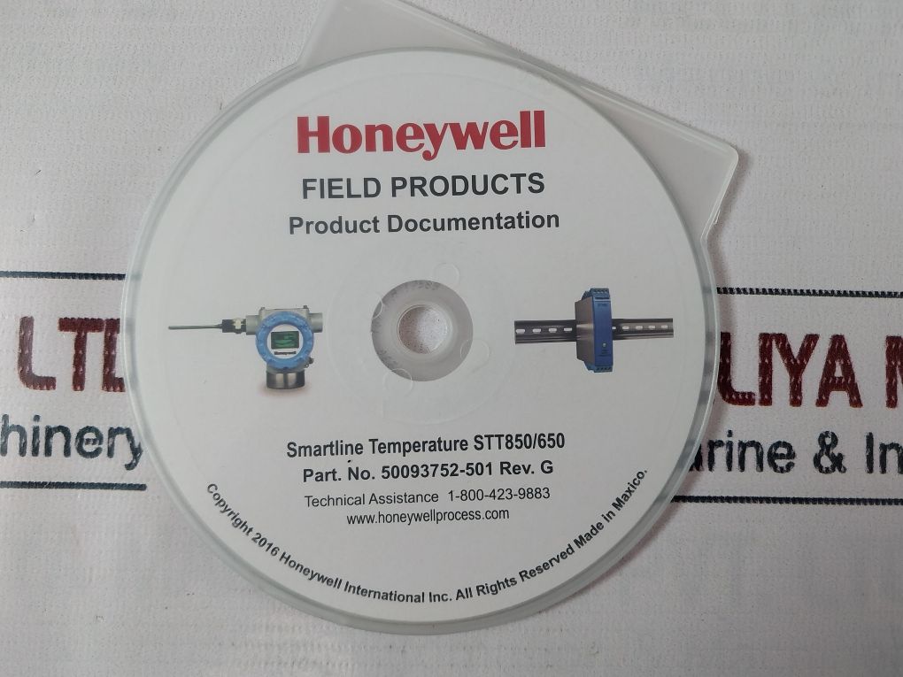 Honeywell Stt750-s-0-0-ah0-11C-b-11A0-f1-0000 Smartline Temperature Transmitter