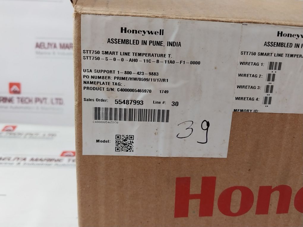 Honeywell Stt750-s-0-0-ah0-11C-b-11A0-f1-0000 Smartline Temperature Transmitter