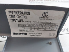Honeywell T6031A1136 Refrigeration Temperature Controller