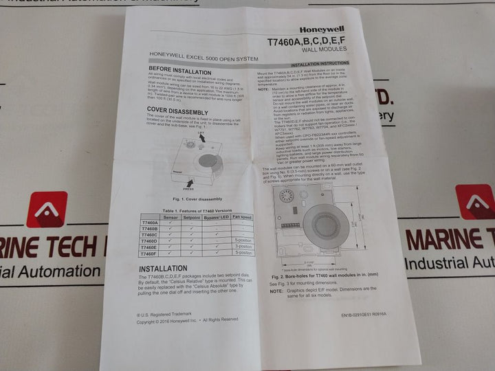 Honeywell T7460A1001 Temperature Sensor Free Shipping