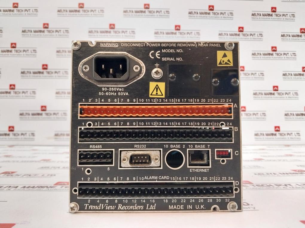 Honeywell Tvmi-ll-b2-000-e2P-f10-p00000-00 Minitrend Data Recorder (Not Working)