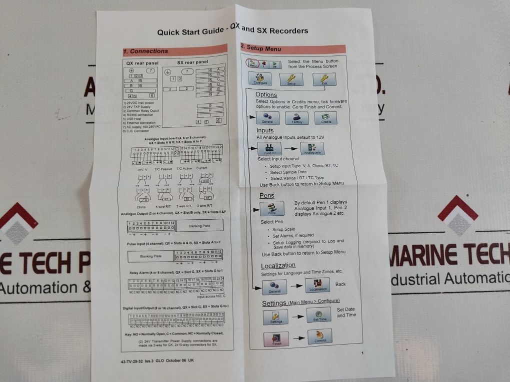 Honeywell Tvmugr-888800-000-11-0-020-0U03C0-000 Video Graphic Recorder