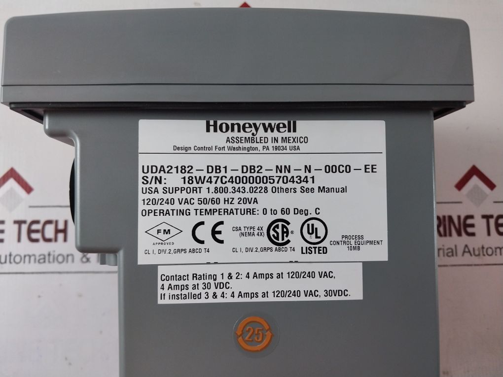Honeywell Uda2182-db1-db2-nn-n-00C0-ee Universal Dual Analyzer