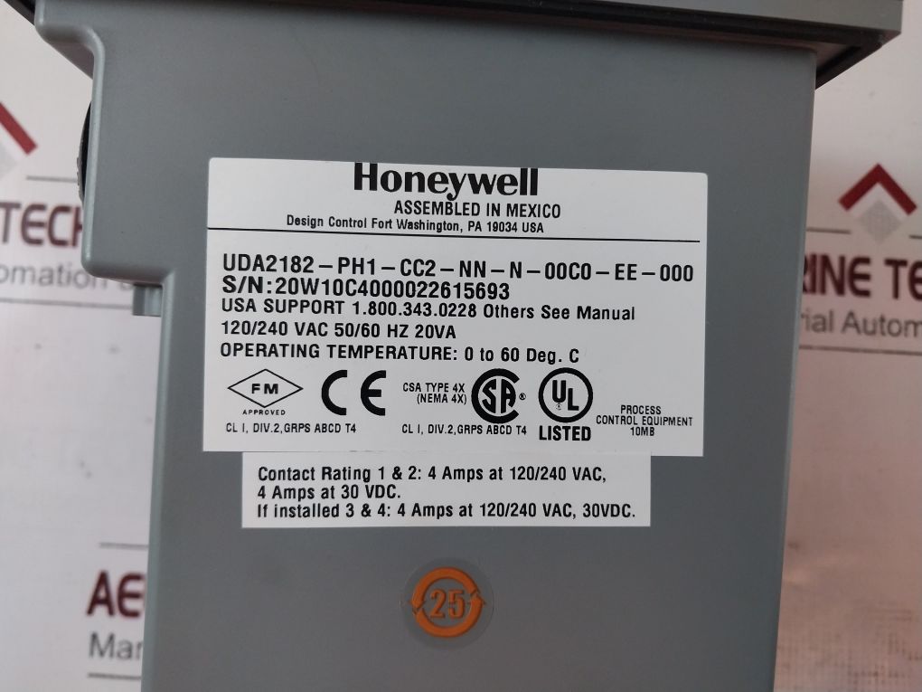 Honeywell Uda2182-ph1-cc2-nn-n-00C0-ee-000 Analytical Analyzer