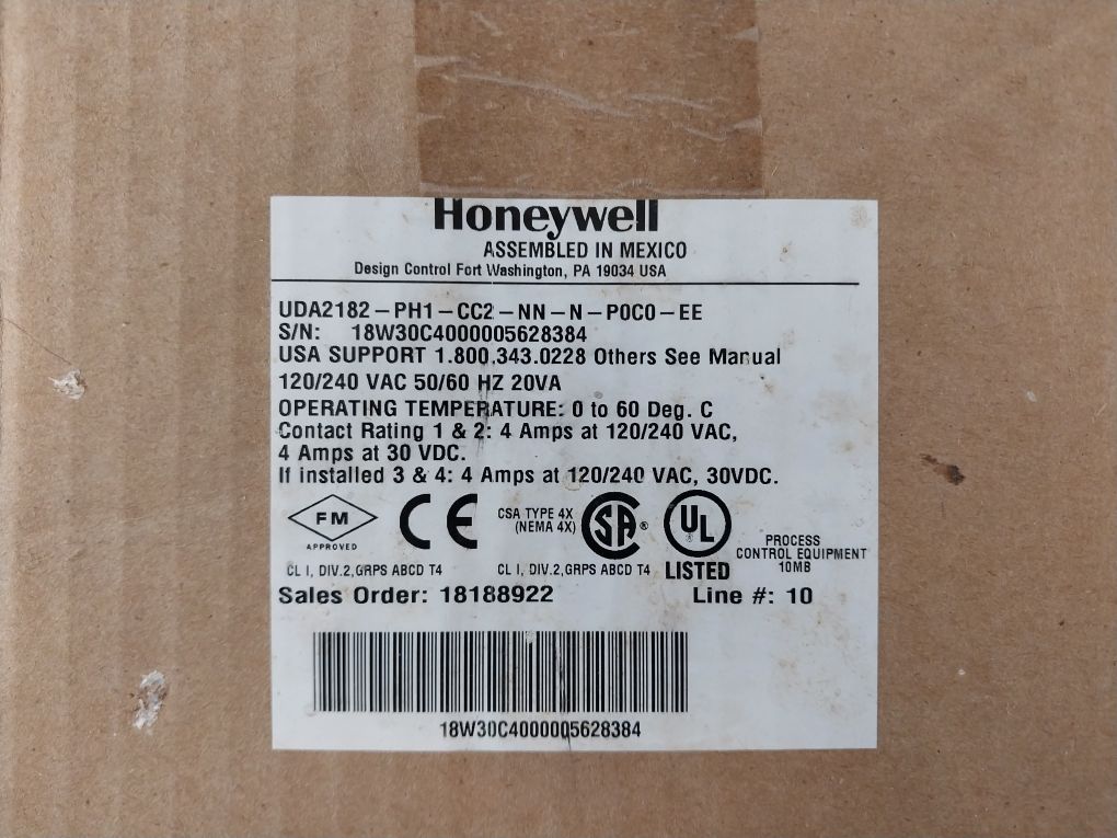 Honeywell Uda2182-ph1-cc2-nn-n-p0C0-ee Analytical Analyzer Set