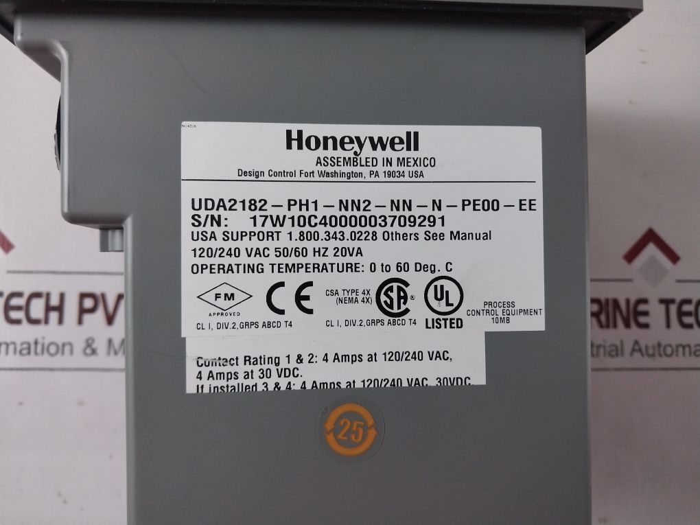 Honeywell Uda2182-ph1-nn2-nn-n-pe00-ee Universal Dual Analyzer Set