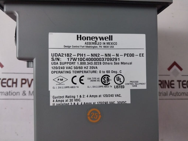 Honeywell Uda2182-ph1-nn2-nn-n-pe00-ee Universal Dual Analyzer Set