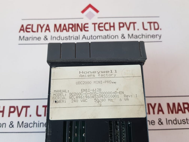 Honeywell Udc2000 Mini-pro Temperature Controller Dc200C-0-00D-200000-0-en