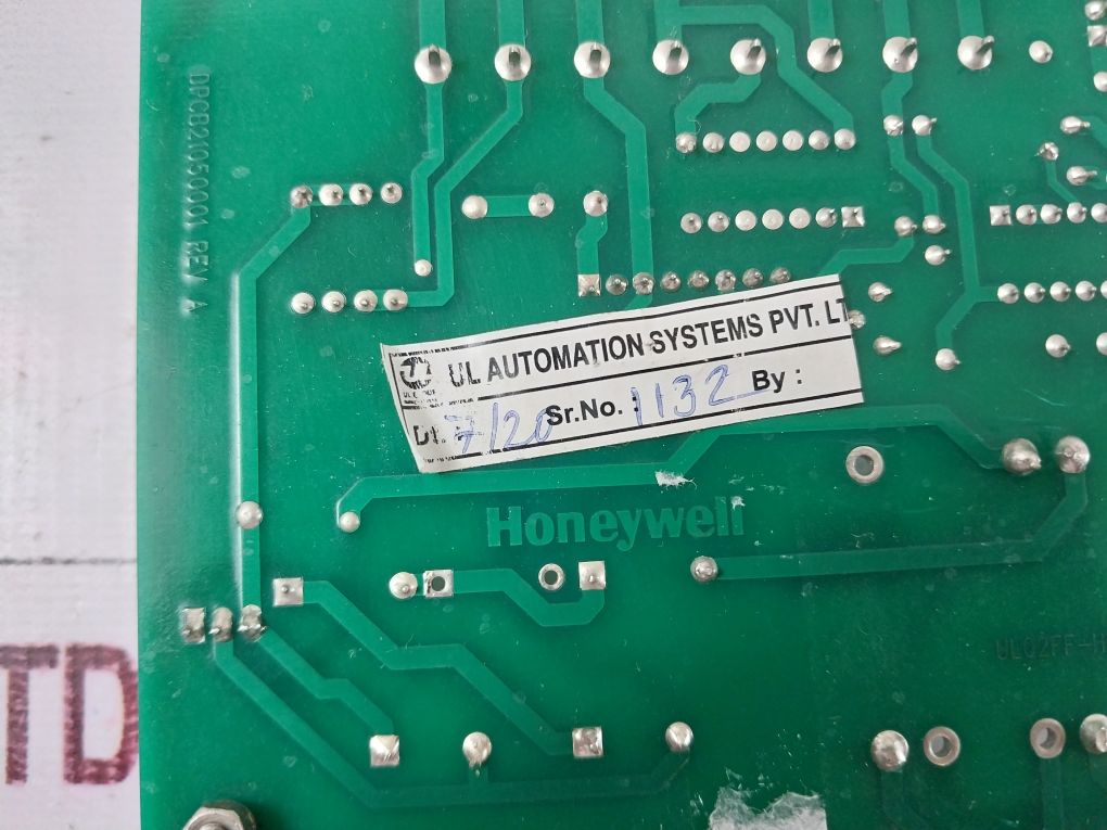 Honeywell Dpcb21050001 Rev A Cpu Module