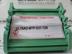 Honeywell Ul16Ao-iota-d37-72-xor I/O Relay Ul16Ao-mtp-d37-72R 