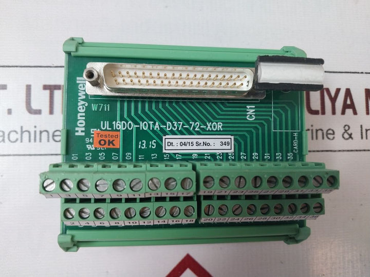 Honeywell Ul16Do-iota-d37-72-xor Digital Input/Output Relay Ul16Do-mtp-d37-72R
