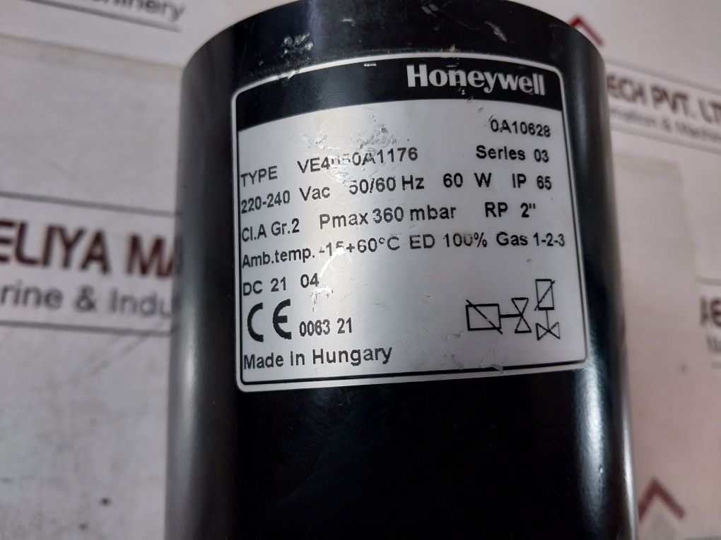 Honeywell Ve4050A1176 Gas Valve