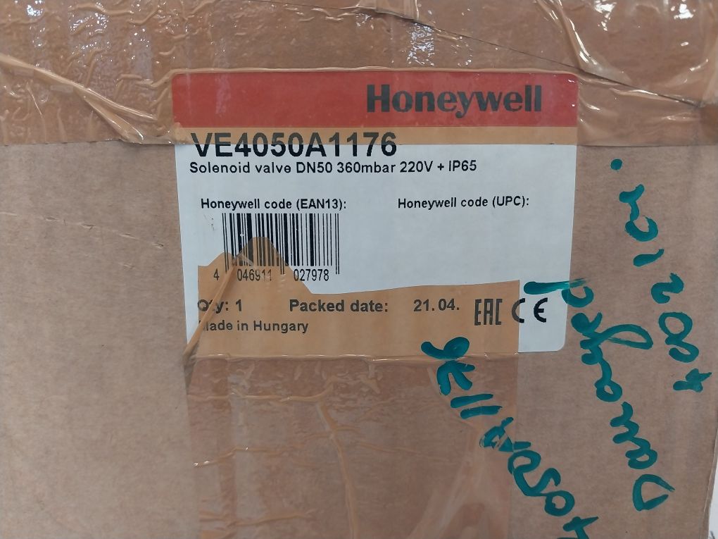 Honeywell Ve4050A1176 Gas Valve