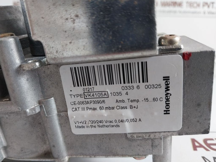 Honeywell Vk4105A Gas Valve With Pipe