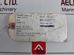Honeywell Vk4105A Gas Valve With Pipe