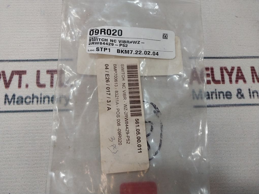Honeywell Wz-2Rw84429-p52 Micro Switch